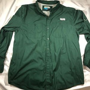 Magellan long sleeve button down fishing shirt
